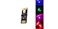 USB Colorful LED Car Interior Light Voice Control Atmosphere Ambient